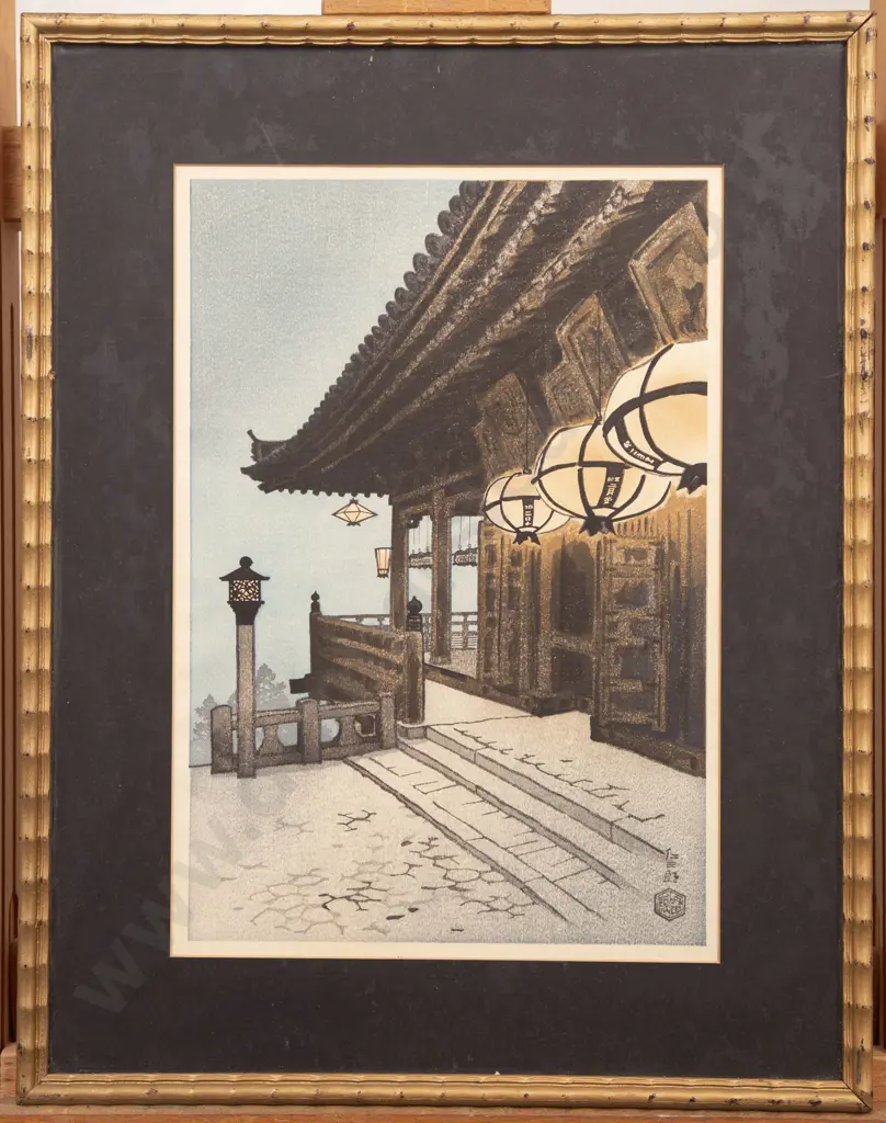 Japanese Woodblock Print by Nisaburo Ito (1910 - 1988) Image 1++
