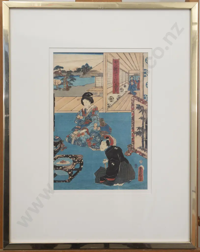 Japanese Woodblock Print Image 1++
