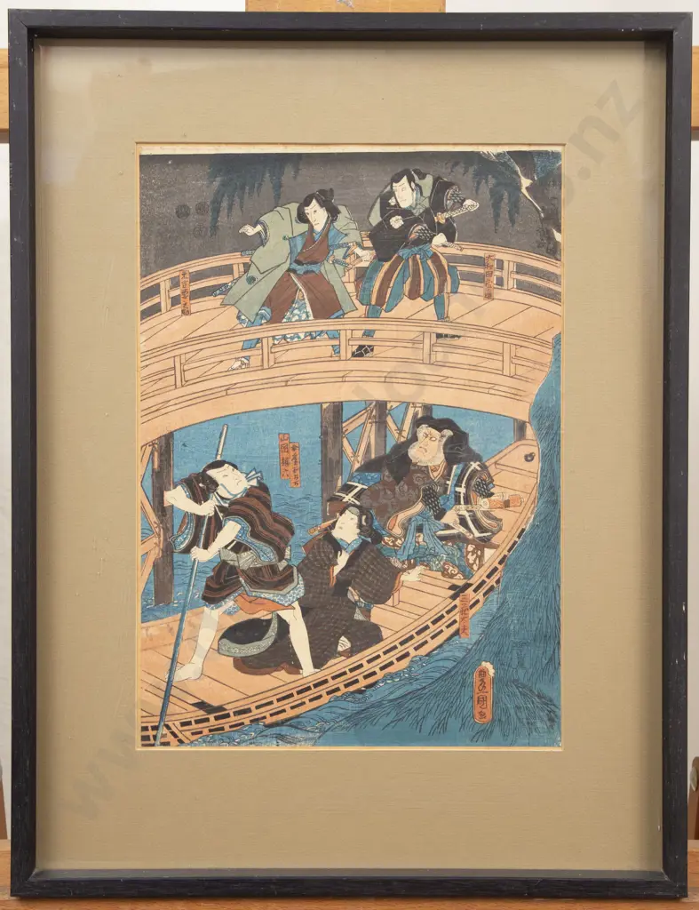 Japanese Woodblock Print by Utagawa Tokokuni (1769 - 1825) Image 1++
