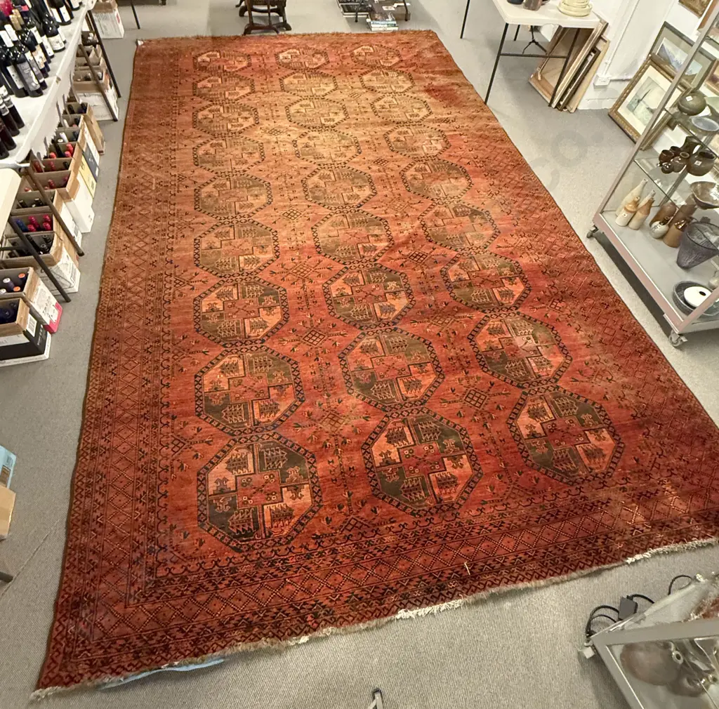 Large Antique Persian Rug Image 1++