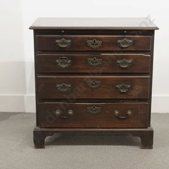 Attractive Geo III Mahogany Bachelor's Chest