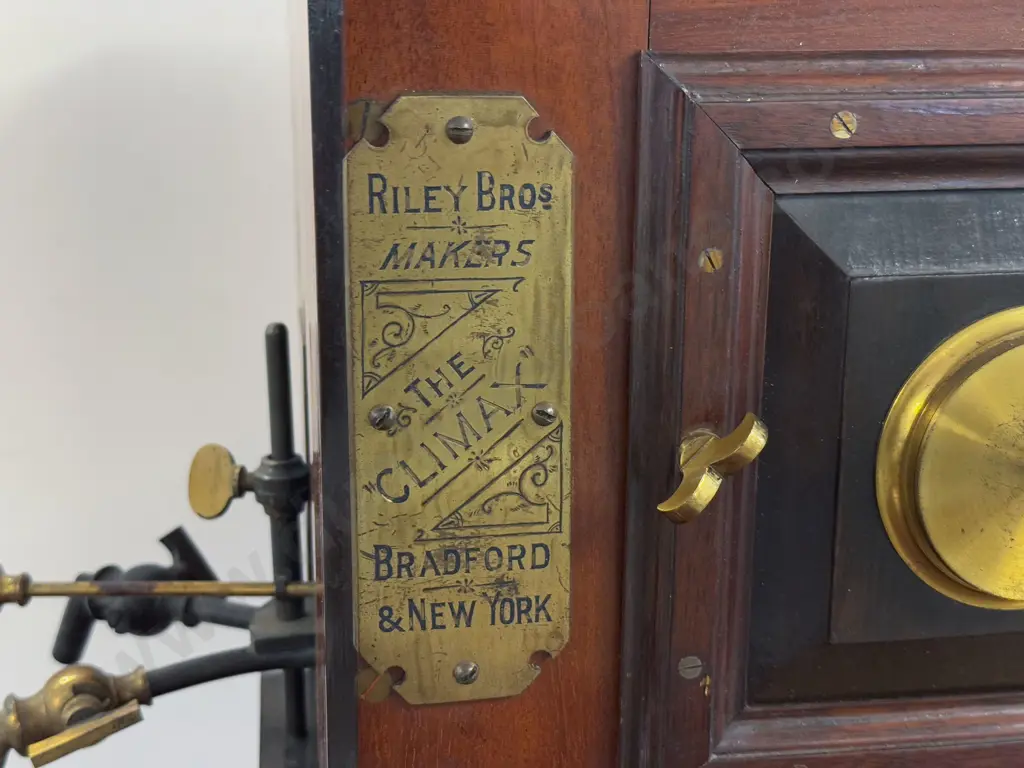 Victorian Mahogany & Ebonised "Climax" Magic Lantern Image 1++
