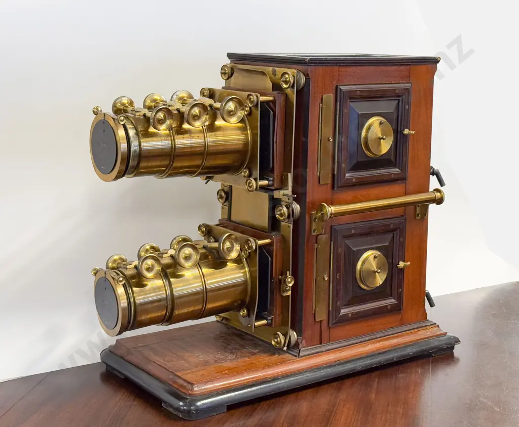 Victorian Mahogany & Ebonised "Climax" Magic Lantern Image 1++