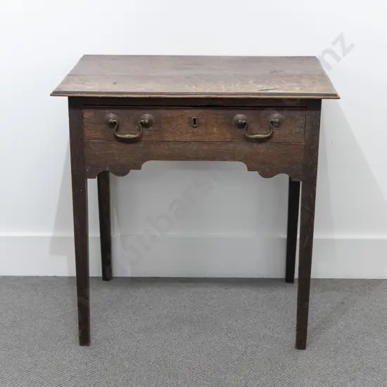 Geo III Oak Side Table