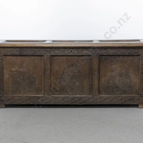 Early C18th Oak Coffer