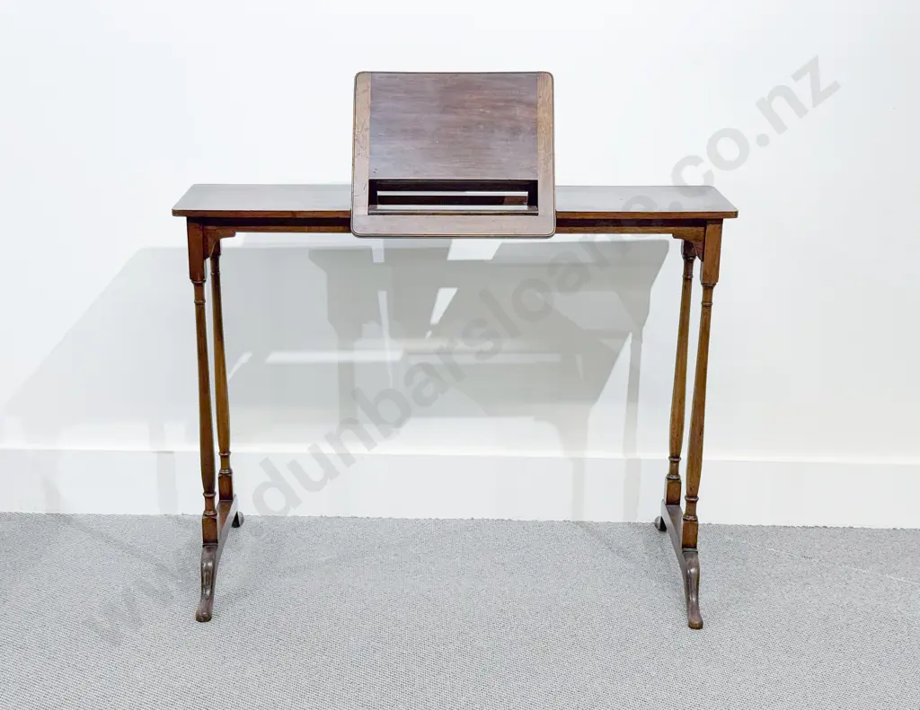 Edwardian Mahogany Reading Table Image 1++