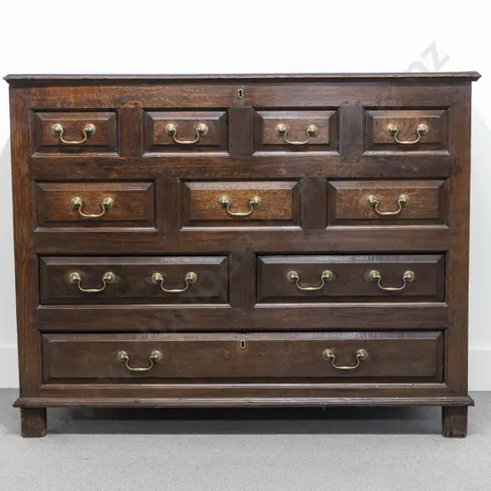 Geo III Oak Dower Chest