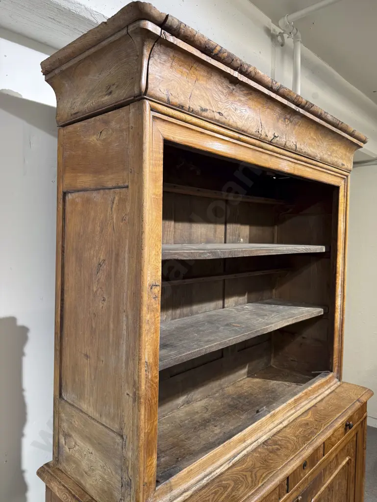 Large C19th French Provincial Fruitwood Cabinet Image 1++
