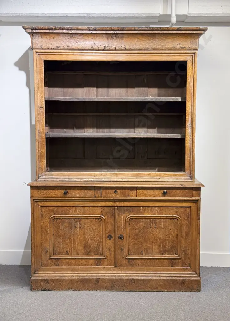 Large C19th French Provincial Fruitwood Cabinet Image 1++