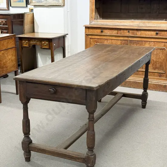 Early C19th French Provincial Oak Refectory Dining Table