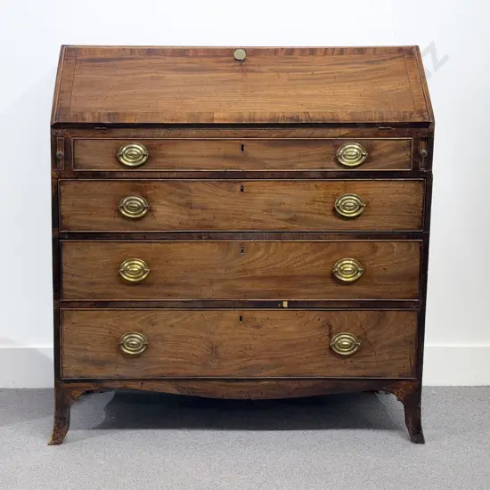 Geo III Mahogany Bureau