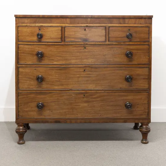 WMIV Mahogany Flat Front Chest