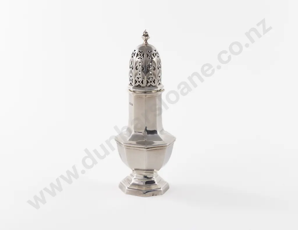 Edw VII S/S Sugar Caster Image 1++