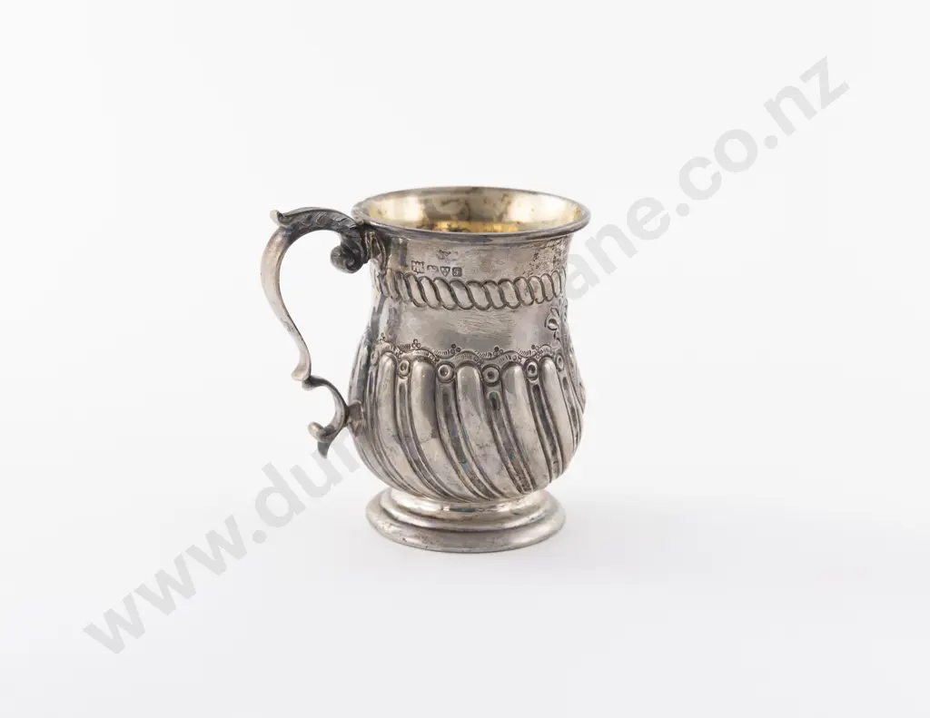 Edw VII S/S Christening Mug Image 1++