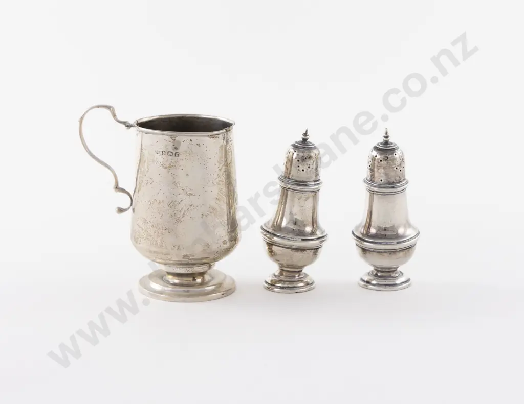 Geo V S/S Christening Mug Image 1++