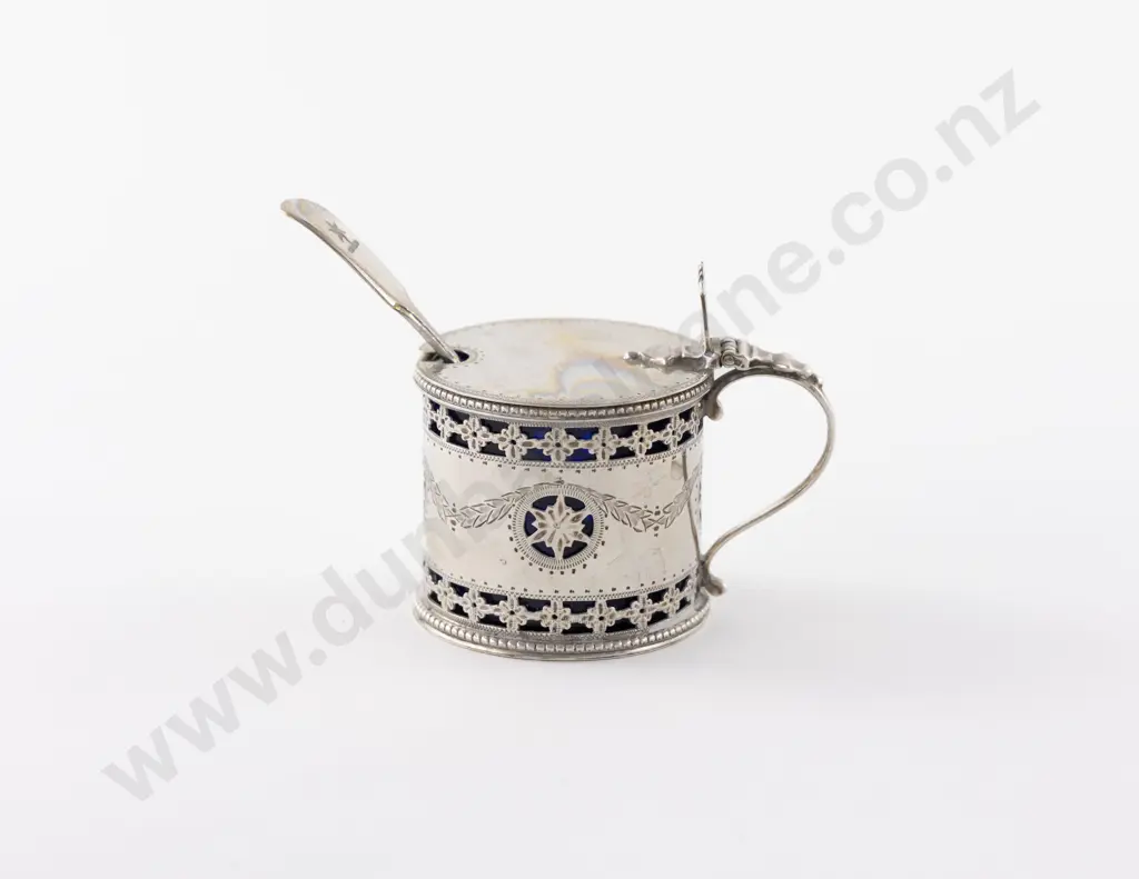 Geo V S/S Mustard Pot Image 1++