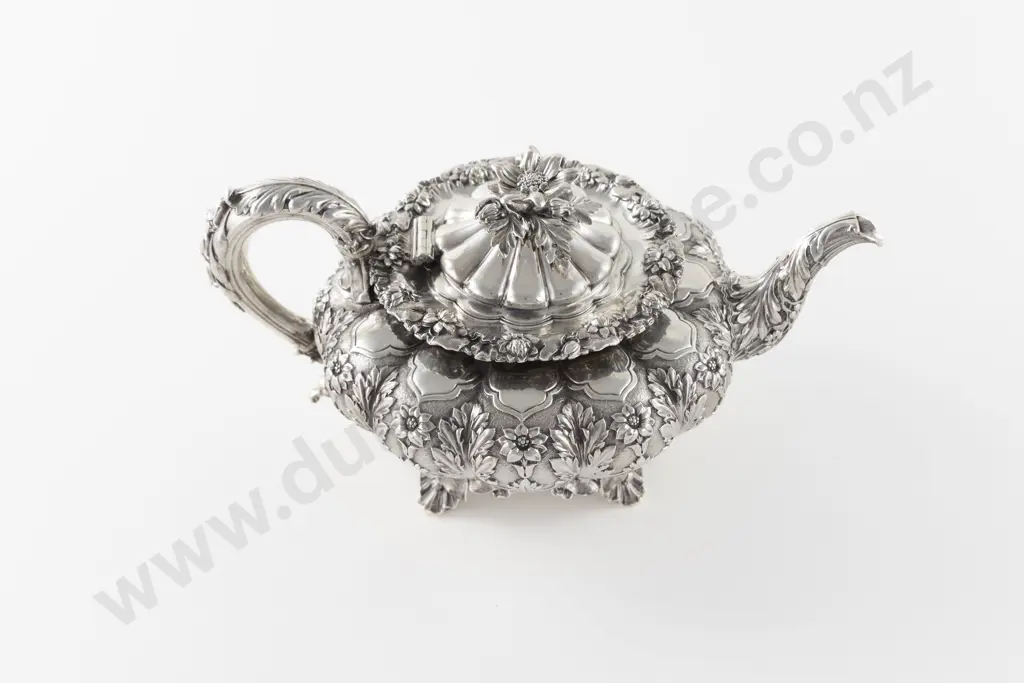 Fine Quality Geo IV S/S Teapot & Milk Jug Image 1++