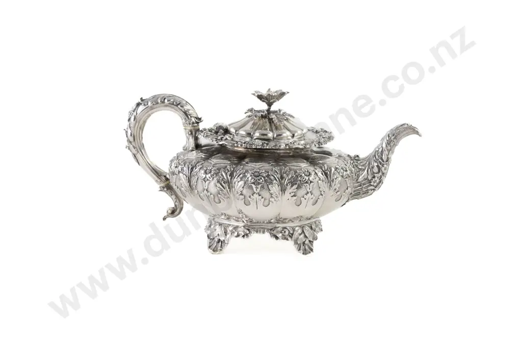 Fine Quality Geo IV S/S Teapot & Milk Jug Image 1++