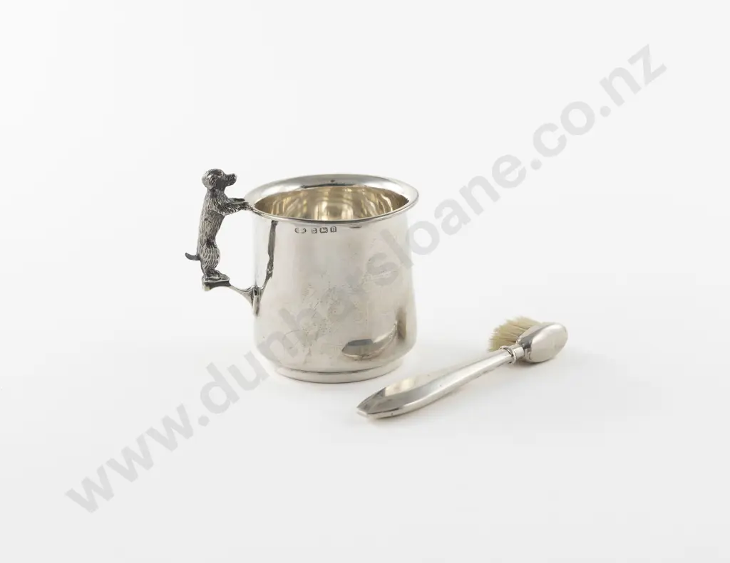 Geo V S/S Christening Mug Image 1++