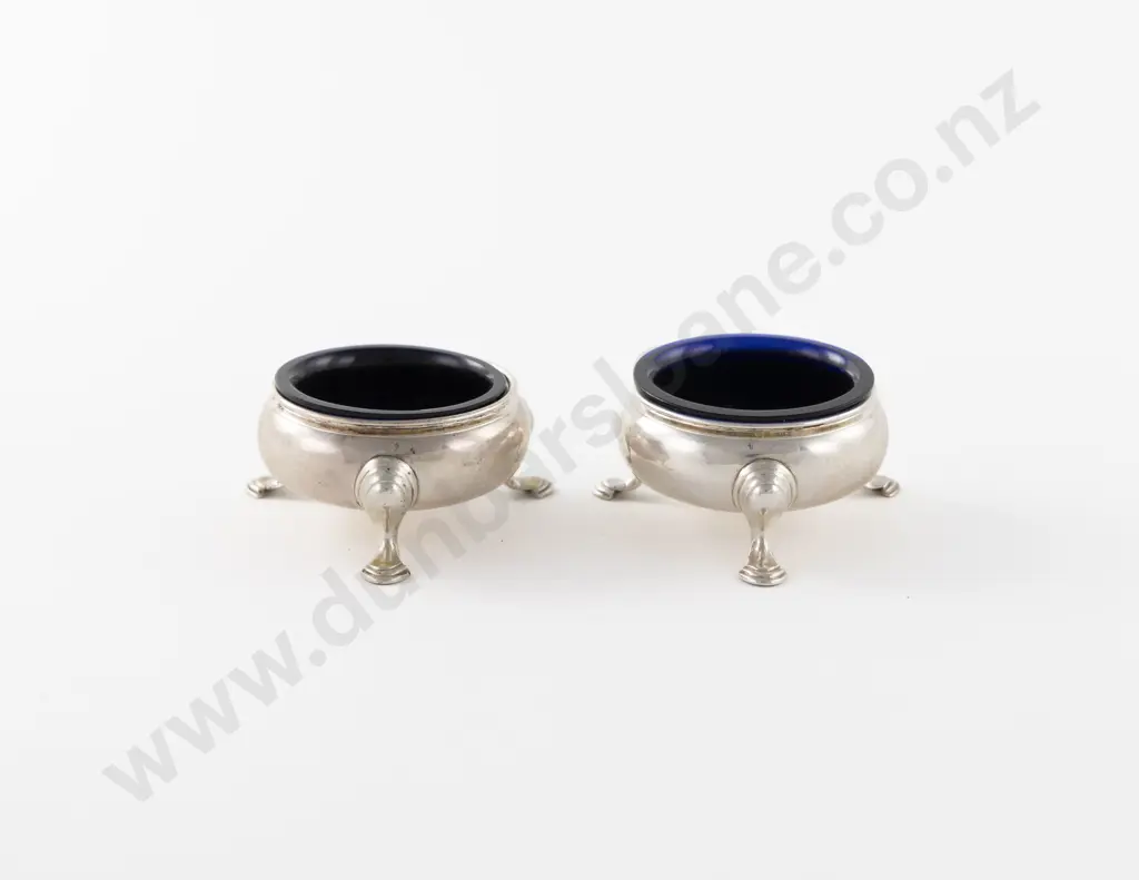Pair Geo II S/S Salts by Edward Wood London Image 1++