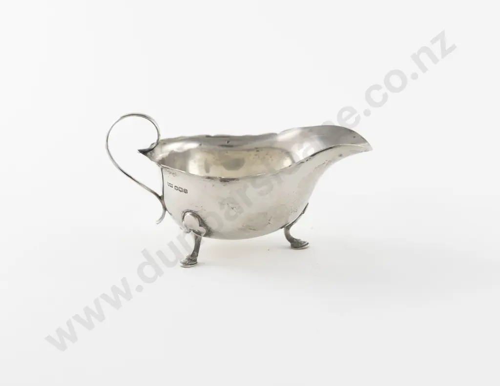 Geo V S/S Gravy Boat By Mappin & Webb Image 1++