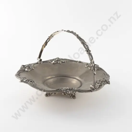 Wm IV S/S Circular Cake Basket