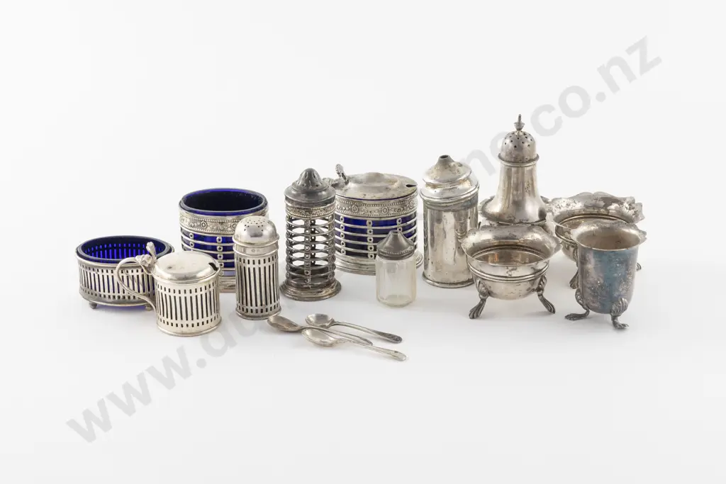 Group Of Mixed S/S Cruets Image 1++