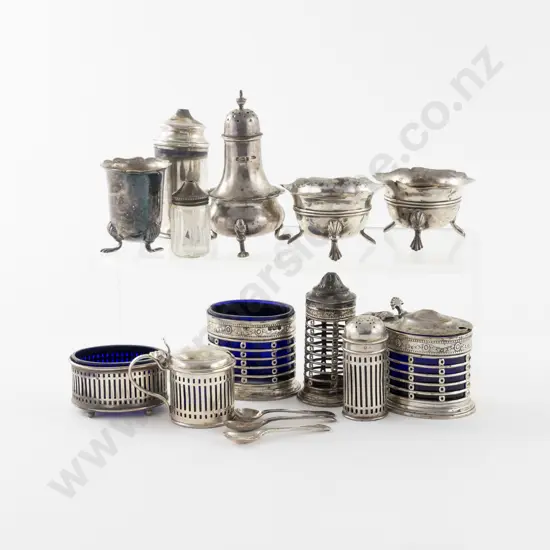 Group Of Mixed S/S Cruets