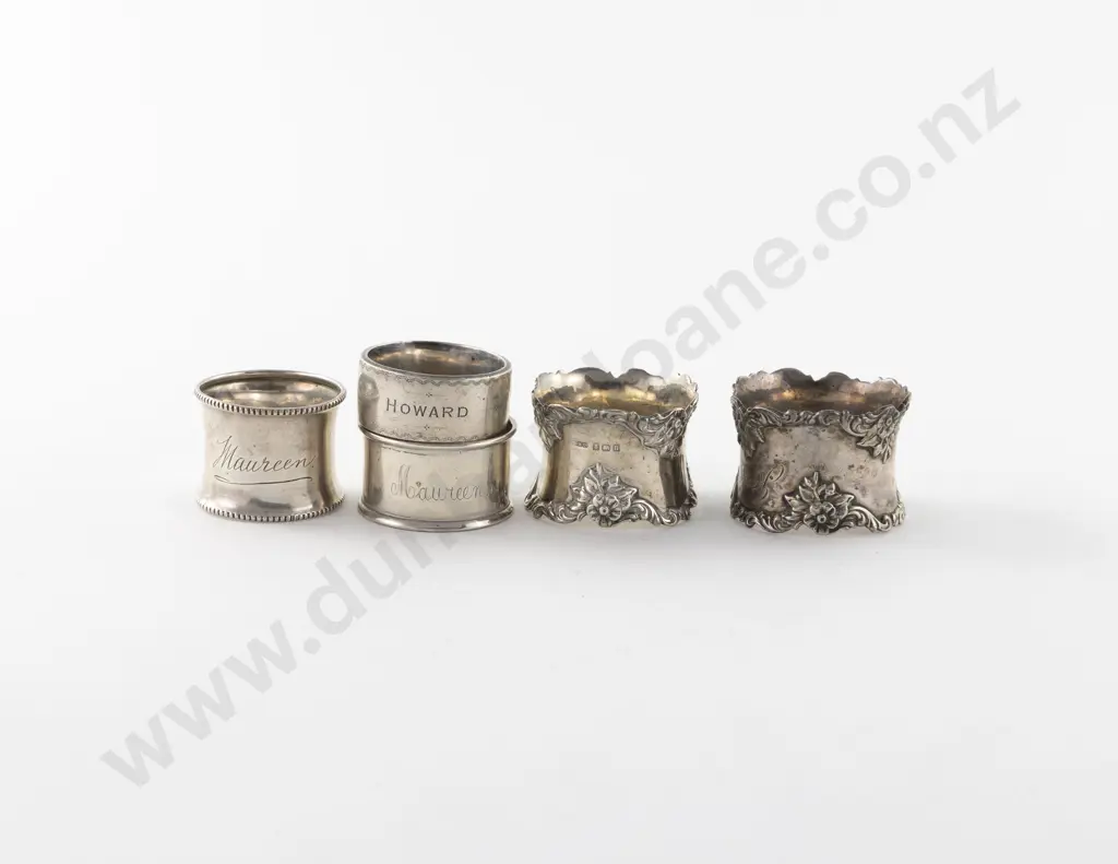 5 S/S Napkin Rings Image 1++