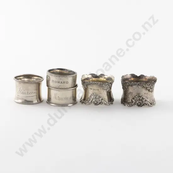 5 S/S Napkin Rings