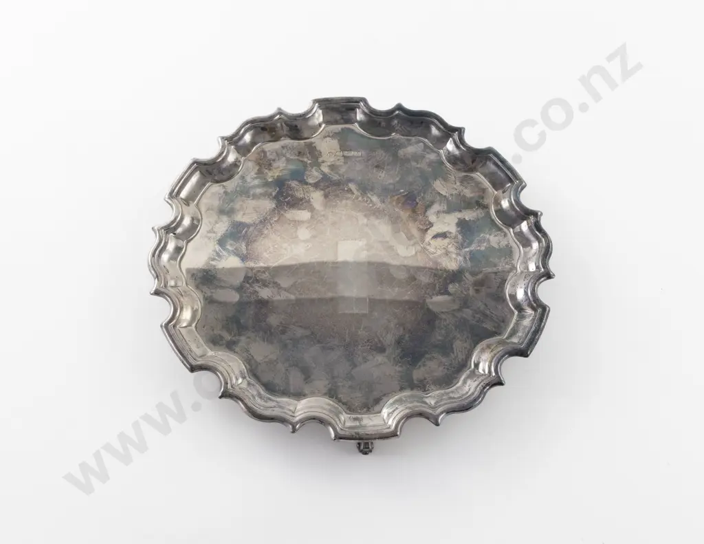 QEII S/S Salver Image 1++