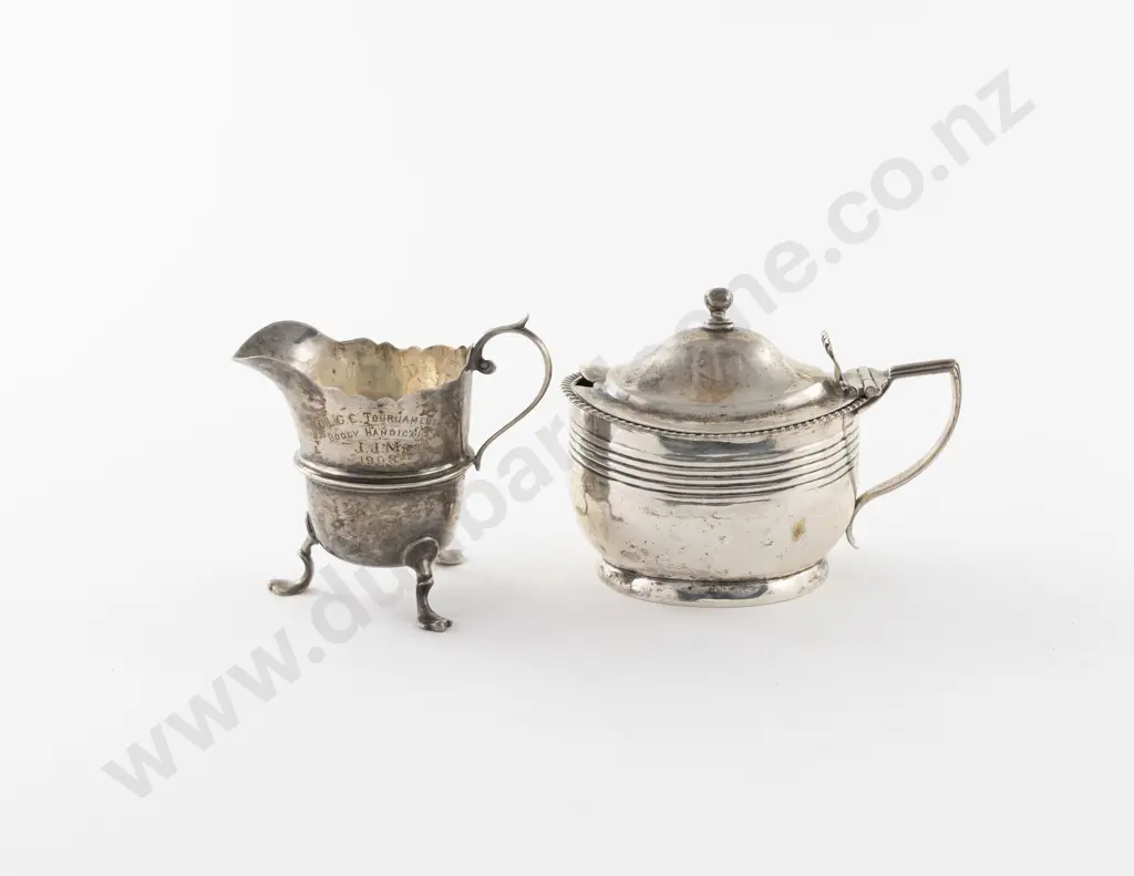 Edw VII S/S Cream Jug Image 1++