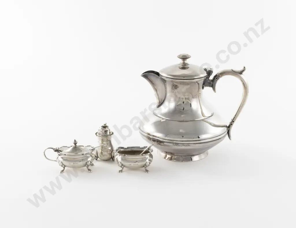 S/S 5 Piece Cruet Set Image 1++
