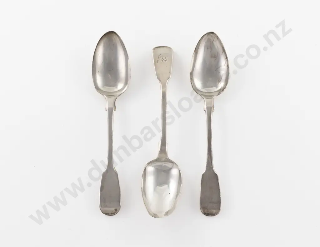 3 Vict S/S Tablespoons Image 1++
