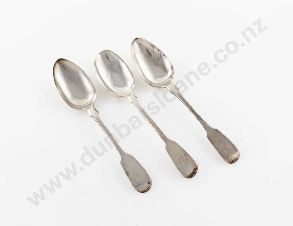 3 Vict S/S Tablespoons Image 1++
