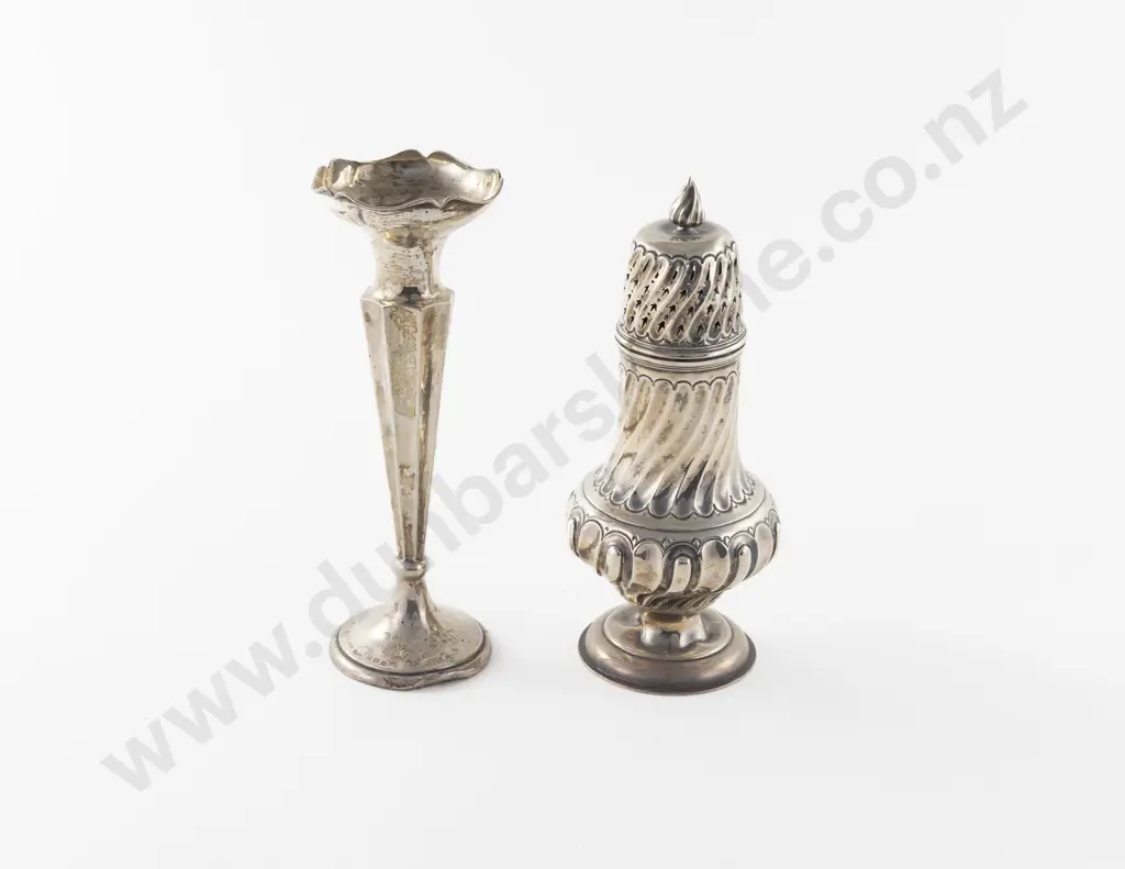 Late Vict Large S/S Sugar Caster Image 1++