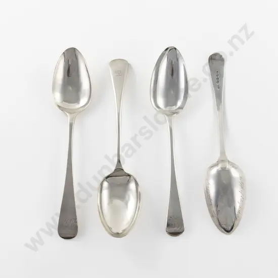 4 Various S/S Old English Pattern Tablespoons