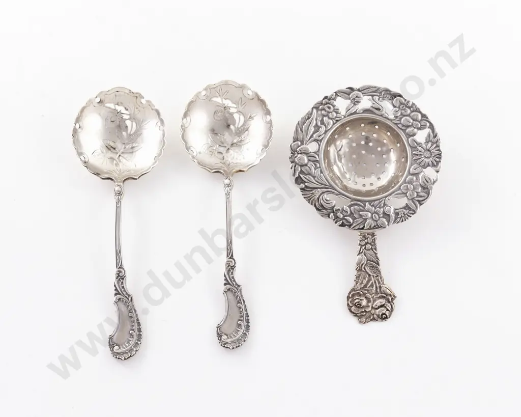 Dutch Silver Tea Strainer Image 1++