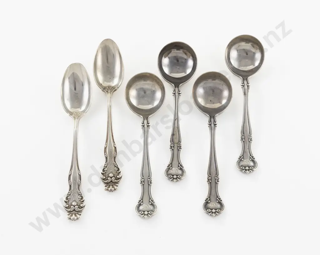 6 Continental S/S Spoons Image 1++