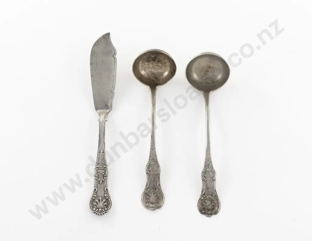 Pair Of Scottish S/S Sauce Ladles Image 1++