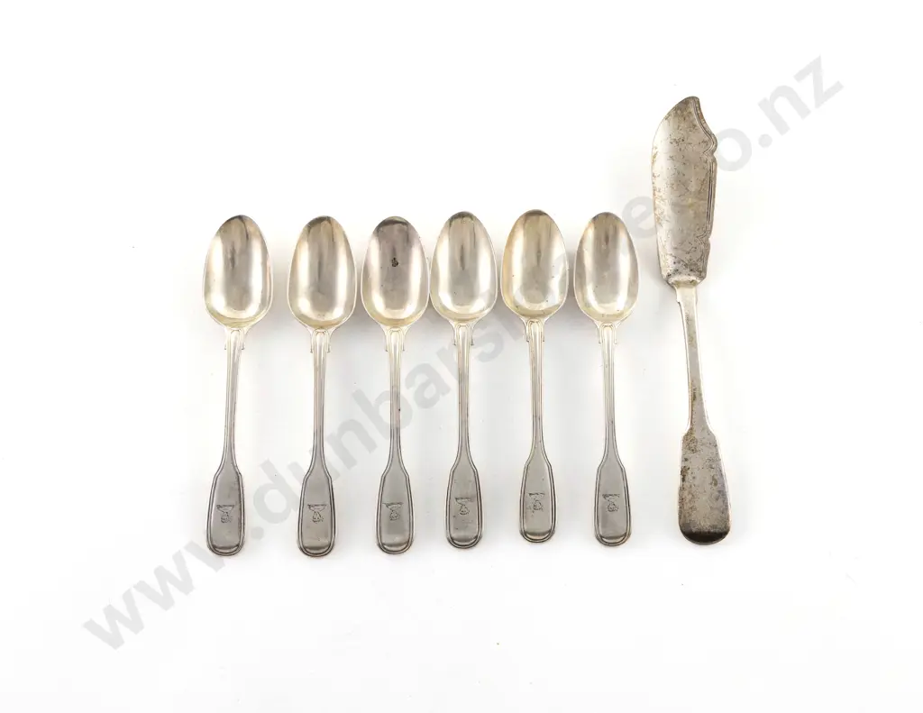 Set Of 6 Vict S/S Teaspoons Image 1++