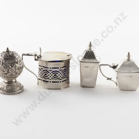 4 Various S/S Cruets