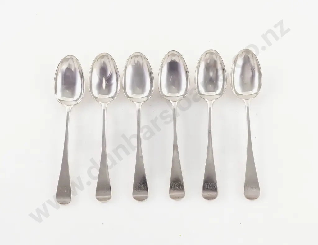 Set Of 6 Vict S/S Teaspoons Image 1++