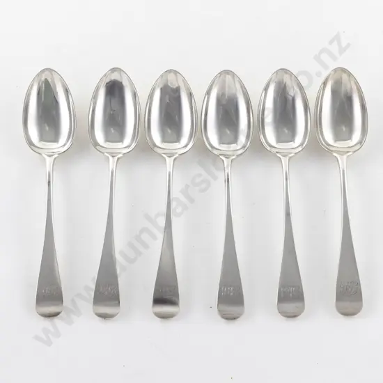 Set Of 6 Vict S/S Dessert Spoons