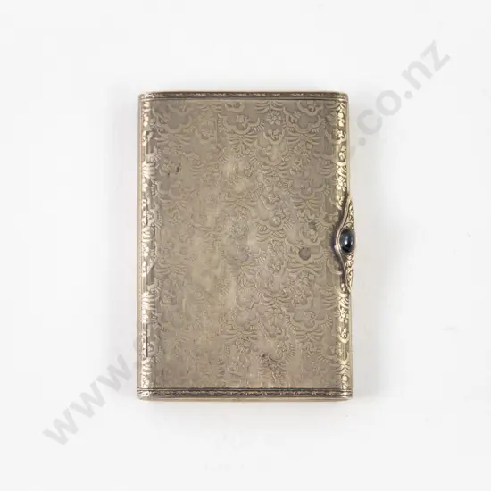 Early C20th 935 European Silver Card Case
