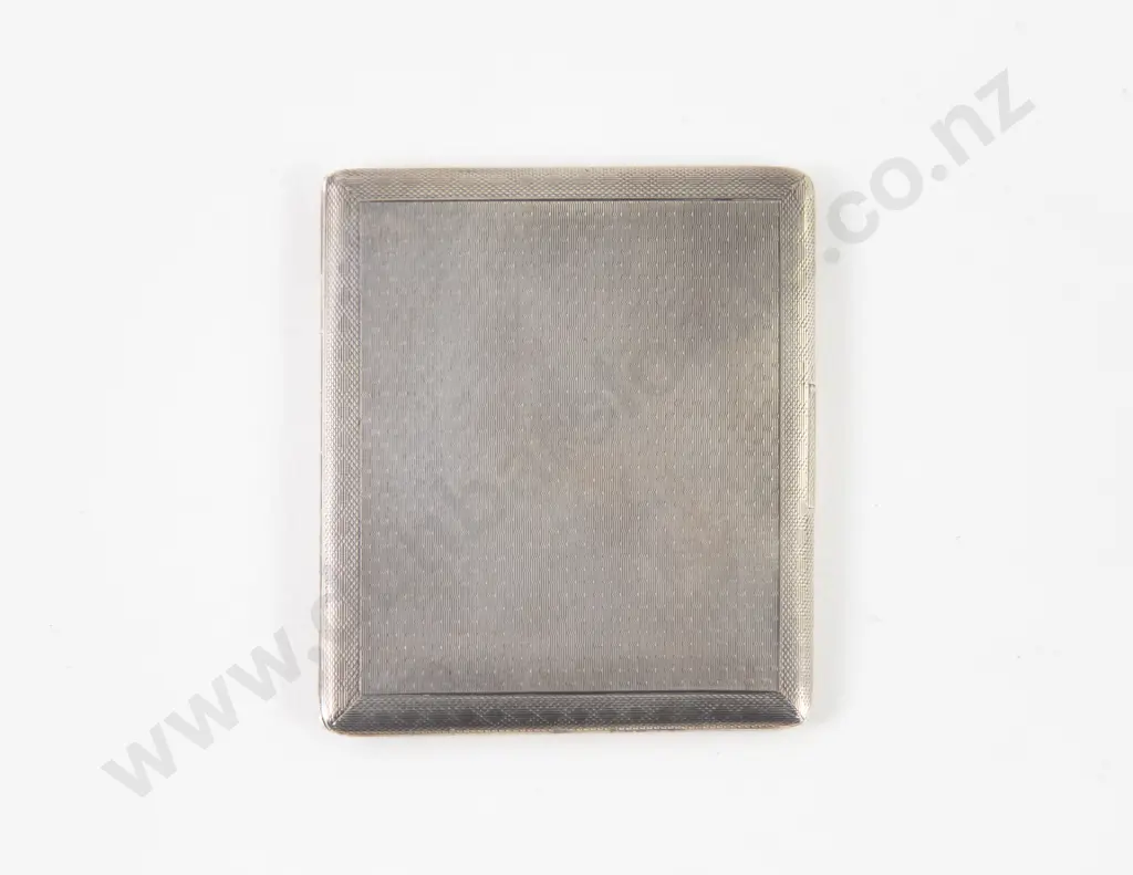 Geo V S/S Cigarette Case by The Goldsmiths & Silversmiths Company Image 1++
