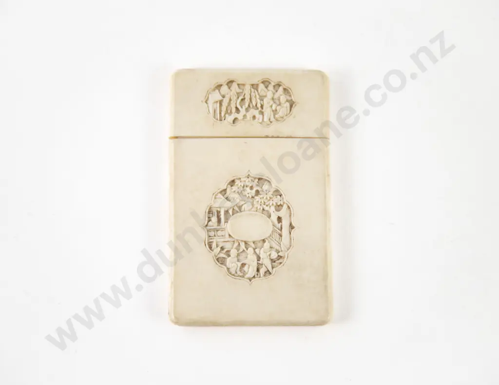 C19th Ivory Calling Card Case Image 1++
