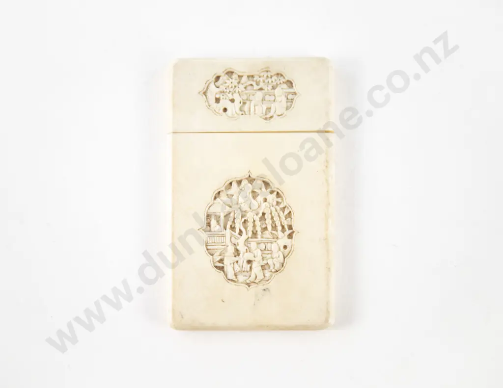 C19th Ivory Calling Card Case Image 1++