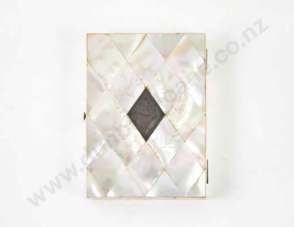 Victorian MOP Calling Card Case Image 1++
