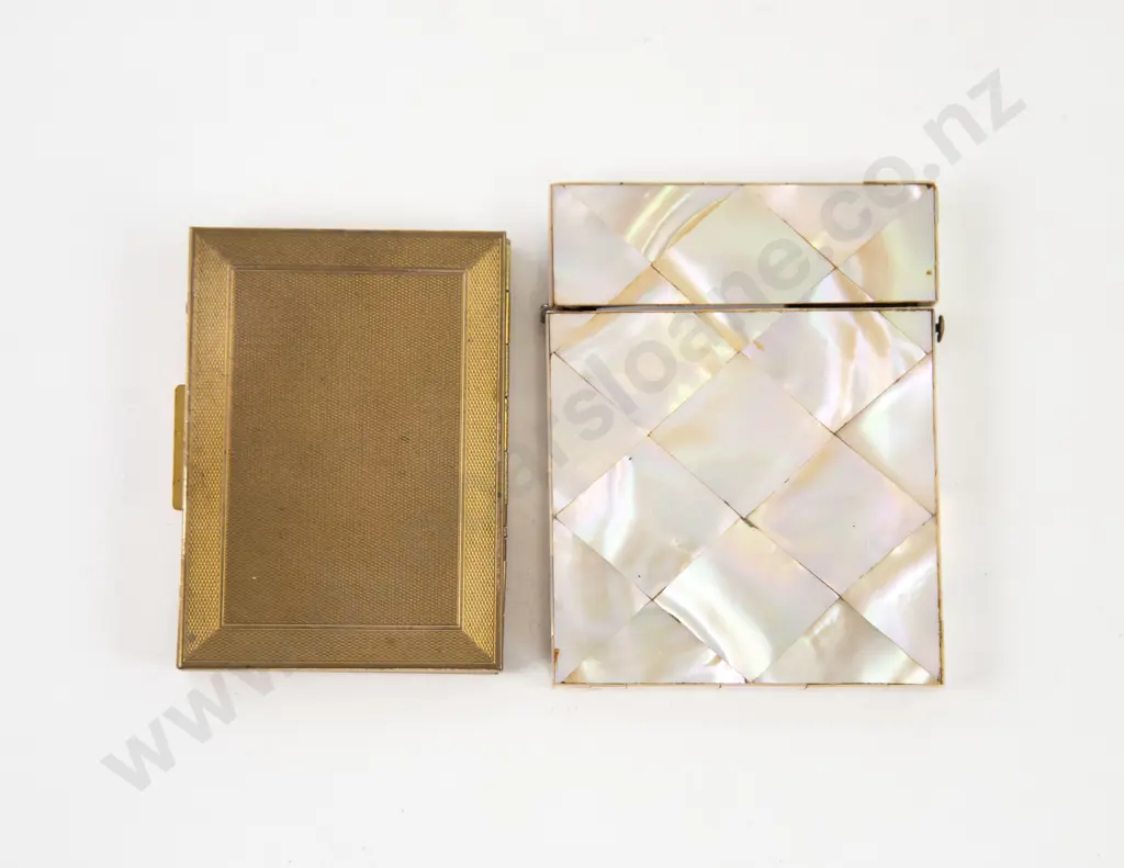 Victorian MOP Calling Card Case Image 1++